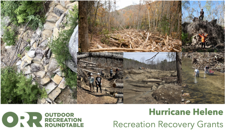 Outdoor Recreation Roundtable Awards Post-Helene Rebuilding and Recovery Micro-Grants for Outdoor Recreation Communities